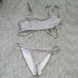 Striped bikini